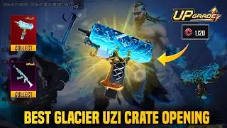😱 BEST GLACIER UZI & GLACIER AKM BIGGEST CRATE OPENING | BEST TRICK FOR CRATE OPENING | PUBGM
