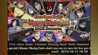 Naruto Blazing - [Blazing Bash] Free Multi Summon #4 (October 2019) {FINAL}