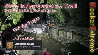 Penrose Commons OHV - 2023 Independence Trail Heading Up (Night Ride)