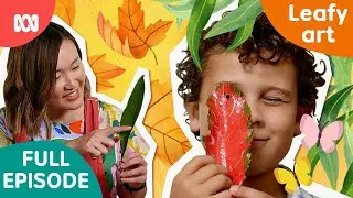 Leafy Art 🖼️🍃 | Gardening Australia Junior | ABC Kids