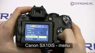 canon sx10 menu