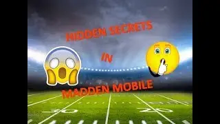 HIDDEN SECRETS IN MADDEN 18!!!