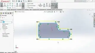 Solidworks in a minute: How to do offset entities?