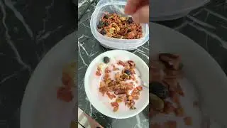 Закуска | Йогурт и творог с орехами и семенами #shorts #viralshorts #snacks #cheese #song