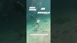 Freediving vs Scuba diving (see our view in the comments)