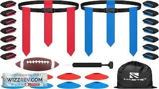 Flag Football Set 14 Player Adjustable Flag Football Belts 42 Flags 8