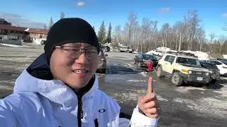 Camp in Tesla Model Y at Stratton Ski Resort. 特斯拉露营模式