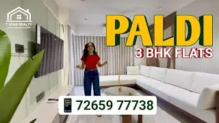 પાલડી માં 3 BHK ના મોટા ફ્લેટ્સ | Flat in Ahmedabad | Call 72659 77738 | Luxury Flats@7starrealty