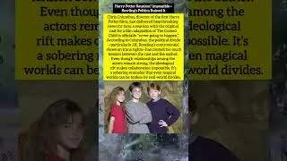 Harry Potter Reunion? Impossible&mdash;Rowling's Politics Ruined It