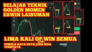 BELAJAR TRADING BINOMO PAKAI TEKNIK GOLDEN MOMENT ERWIN LAISUMAN !!! SIAP SIAP BUAT DEPOSIT