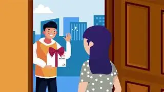 Animated Explainer Video - 2D Video - Courier Service