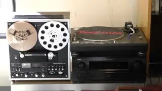 Short clip of Sinatra's Summer Wind played on a Sony TC-640 reel to reel