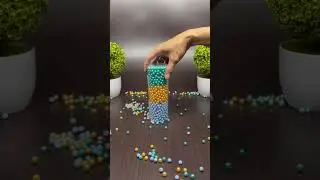 🦉 Oddly Satisfying Reverse Beads ASMR | Calming Motion Loop #satisfying #asmr #visualtherapy