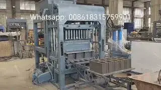 Concrete Block Machine testing