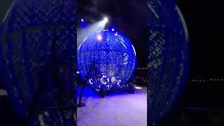 Fire Acrobatics & Motor Bike Globe Acrobatics 👀😯 Cirque Berserk Ignite 💥 Hyde Park Winter Wonderland