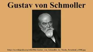 Gustav von Schmoller