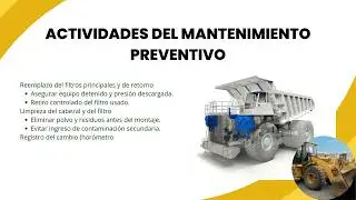 CAMBIO DE FILTROS HIDRÁULICOS
