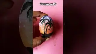 stone 🪨 art 🎨.. #StoneArt#SunsetArt#StonePainting#Handmade