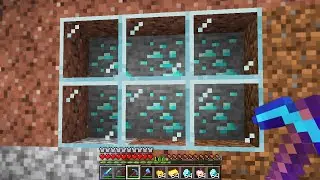 Minecraft UHC but all stone is replaced with glass..