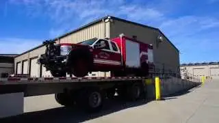 New USAF fire truck delivery