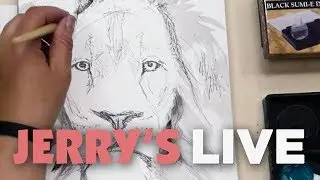 Jerry&rsquo;s LIVE Episode #103 - Ink Drawing With A Brush: Let&rsquo;s Get Wild & Loose!