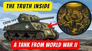 What was life like inside an M4 Sherman tank during World War II?