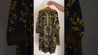 Ladies Lawn Embroidered 3PC Suit | Printed Dupatta & Trouser | S to XL | Pakistani Fashion 2025