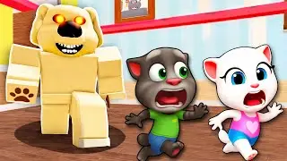 Talking Tom plays - Evil Talking Ben House Roblox - My Talking Tom and Friends #Roblox #talkingtom
