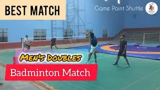 |Match#4| Men's Doubles Badminton 🏸🔥#game #match #badminton #sports #video #shuttle #rally #smash