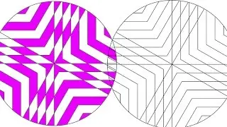 Autocad 2D Tutorial/ a geometric mandala