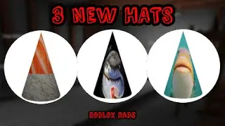 how to get salmon sushi hat, card fish hat & card shark hat: roblox da amazing bunker simulator