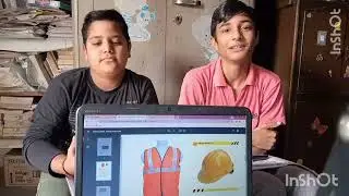 Innovation - Automatic Helmet- safety jacket systm for construction workers| GMS Garhi Majra Rohtak 