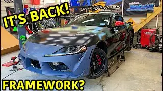 Rebuilding A Wrecked 2020 Toyota Supra Part 4
