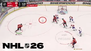 4 Minutes of NHL 26 Overhead Gameplay