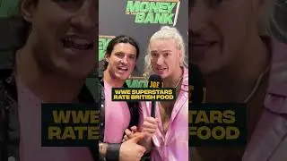 WWE superstars debate British vs American food 👀