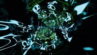 VJ LOOP NEON Compilation Tunnel Abstract Background Video 4k Screensaver Blender-Art Visual ASMR