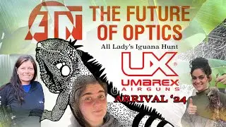 Ladies Iguana Hunt 2024 Arrival &ndash; @AtncorpOptics  @UmarexAir   Backyard Shooting Airgun Hunt