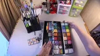 Portable Air Travel Face Paint Kit