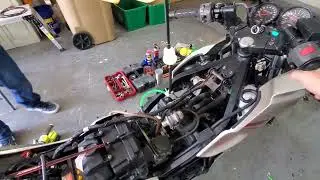 Ninja 500R Removing The Carbs THE EASY WAY!!!
