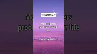 Most Teenagers Problem In Their Life Is.... #shorts #psychologyfacts #subscribe