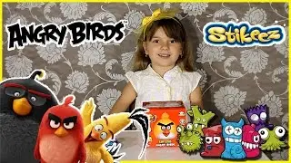 Энгри Бёрдс в кино 2016 и stikeez 2016 - Angry Birds movie 2016 and stikeez 2016