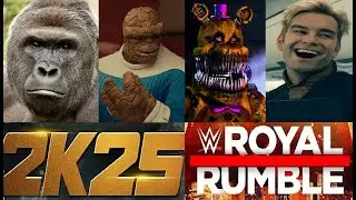 WWE 2K25 Created Superstar Royal Rumble Subscriber Picks