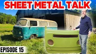 VW BUS Bay Window Barn Find- Sheet Metal Panels the Good, Bad & Ugly - VW Bus Restoration Episode 15