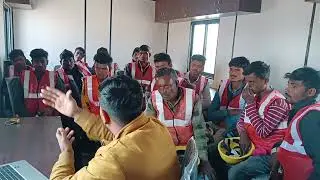 👷#Safety #Induction Training Conducting to the New Workers.👷😊