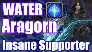 Insane Supporter Water Aragorn Debut😇😇😇【Summoners War RTA】