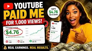 How Much YouTube Paid Me for 1000 Views in 2026 | Real Earnings Revealed