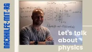 Federkraft berechnen | Federkonstante | Gewichtskraft | Teil 1 Abitur Pr&uuml;fung Physik Modellflugzeug