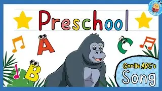 🦍🎶 Gorilla ABC&rsquo;s! 🎵🔤 Preschool Toddler Songs Fun Alphabet Song for Kids | Learn Letters A to Z!