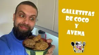 GALLETAS DULCES VEGANAS DE AVENA Y COCO EN 5 MINUTOS | Super nutritivas y deliciosas