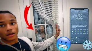 I LOCKED YANNI OUTSIDE DURING ICE STORM *GOT MY LICK BACK*